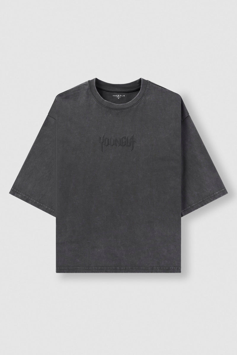 Midnight Collection Tee Charcoal Wash