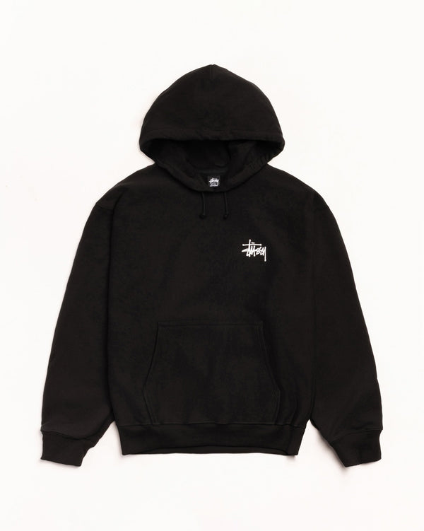 Stussy Hoodie Central Logo Black