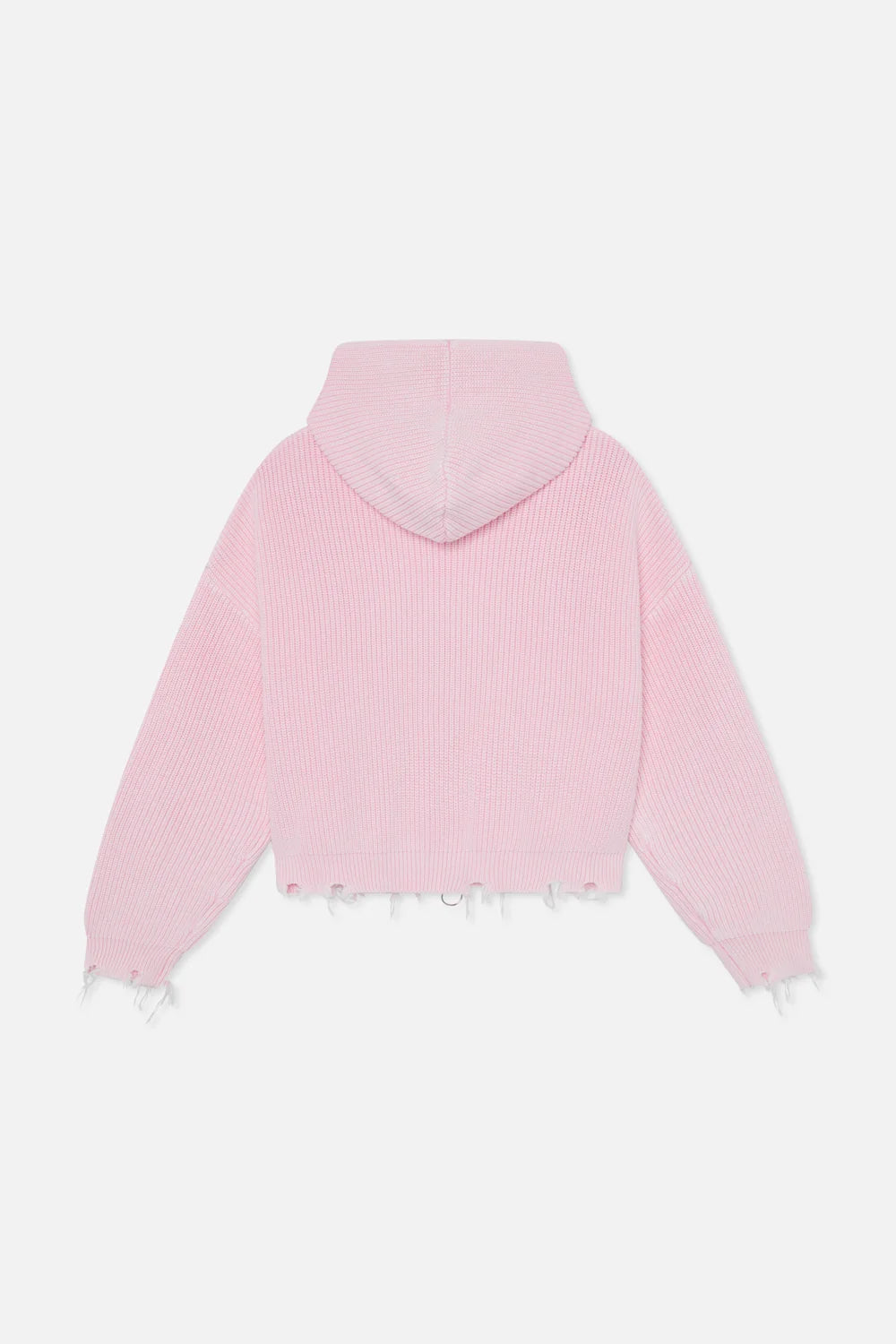 New Light Pink Buzz Knit Zipper
