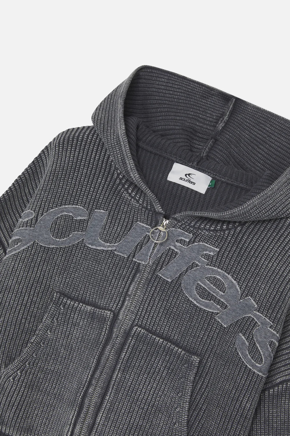 New Light Dark Buzz Knit Zipper