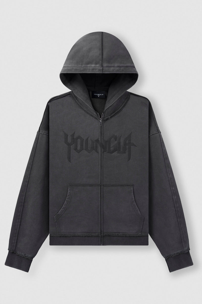 Midnight Collection Hoodie Charcoal Wash