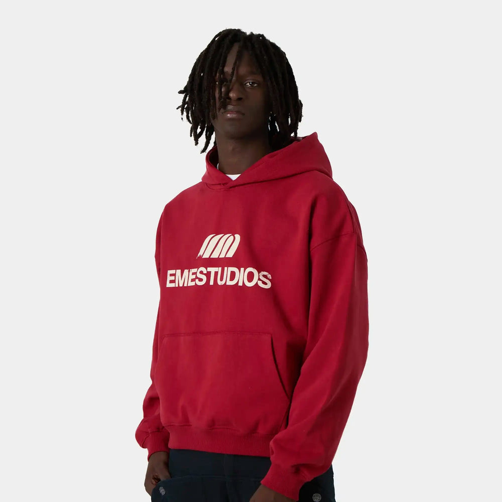 Brook Cherry Oversized Hoodie