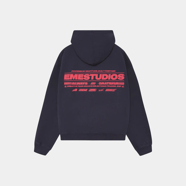 West Navy Oversized Hoodie