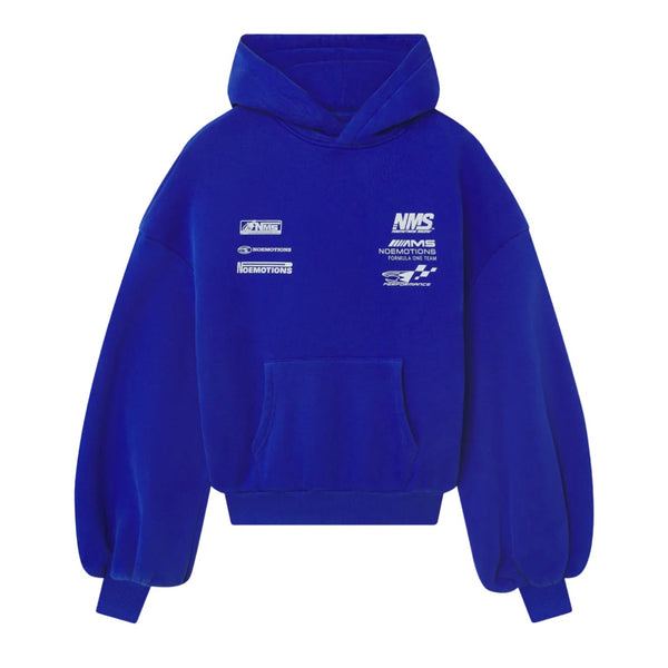 NoEmotions Blue Flame Hoodie