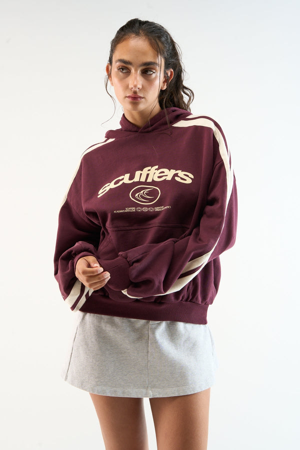 Effortless Burgundy Hoodie