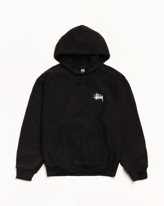 Stussy Hoodie Central Logo Black